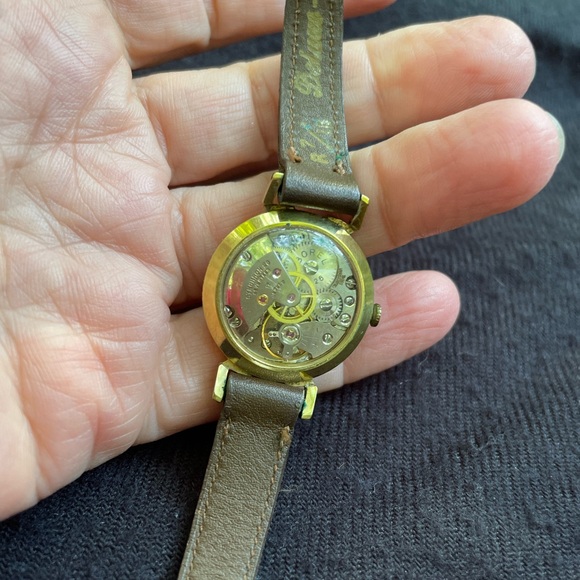 LADIES Vintage Kaleidoscope Ernest Borel Cocktail Swiss 17 Jewel Wrist Watch - Picture 5 of 15